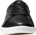 Cole Haan Women's Grand Crosscourt Ii Sneaker, BLK LTHR/White, 8 Wide