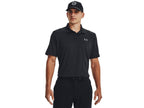Under Armour Matchplay Printed Golf Polo Black/Capri/Black XL