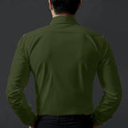 Deelmo Combo Of MenS Stylish Solid Satin Casual Shirt For Men Full Sleeves| Poly Satin Silk Shirt Pack Of 2