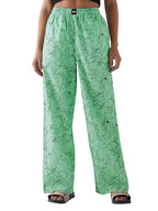Bewakoof Womens All Over Printed Regular Fit Cotton-Poplin Pyjama_644693_Green_L