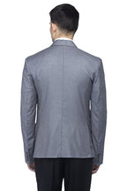 Favoroski Designer MenS Slim Fit Notched Lapel Single Breasted Solid Blazer
