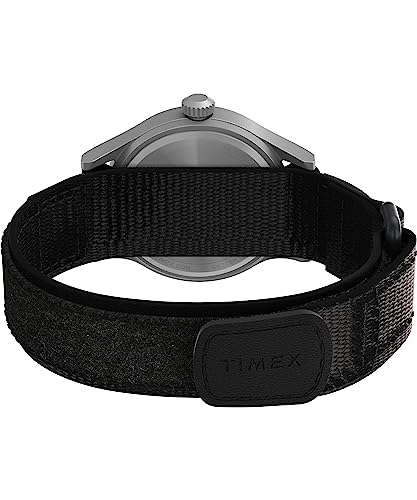 Timex Men's Expedition Scout 40mm Watch - Black Fastwrap Black Dial IP Steel Case