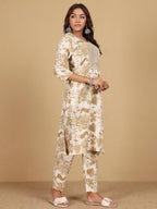 Varanga Women Round Neck Bold Print Co Ord Set