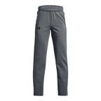 Under Armour Boys ArmourFleece Straight Leg Pant, (012) Pitch Gray / / Black, Youth X-Small