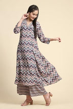 Toochki Kurti Plazzo Set For Women | Kurtis For Women Rayon | Two Piece Kurtis Set | Kurti Sets For Girl | Multicolor Kurti Set