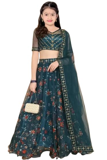 Suppar Sleave KidS Girl Designer Traditional Lehenga Choli Set
