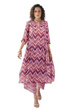 Toochki Dress For Women | Two Piece Dress For Women Long | Dress | Maxi Dress For Women | Dresses | Zig Zag Printed Dress | Cott