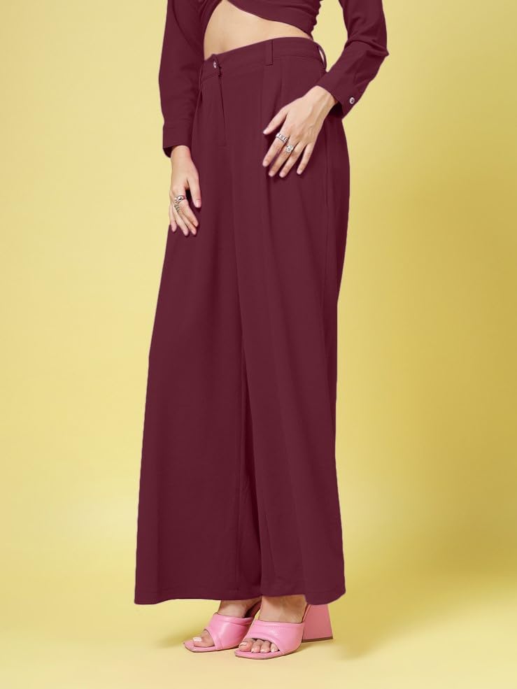 Womens Val Wide Leg Women Trouser | Pants for Womans | Korean Pant for Woman | Formal Pant for Woman | Flared, Baggy, and Loose