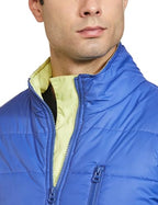 FYLTR Mens Lightweight Winter Puffer Jacket with Contrast Piping Detail