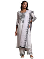 Libas WomenS Pure Cotton Kurta Set (27823_White