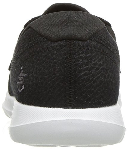 Skechers Performance Women's GO Walk Lite-Eclipse Boat Shoe,black/white,9.5 M US