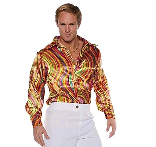 Swirls costume Disco Shirt, X-Large