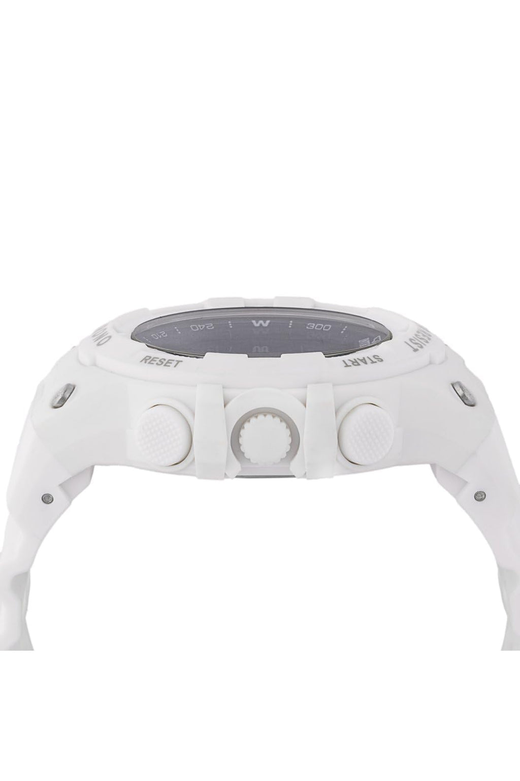 Invicta Racing Men 52mm Plastic White Black dial Electronic Digital