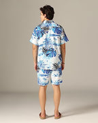 Greciilooks Mens Rayon Night Dress Regular Fit MenS Co-Ord Set