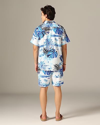 Greciilooks Mens Rayon Night Dress Regular Fit MenS Co-Ord Set