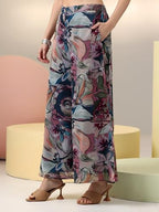 Libas Womens Printed Chiffon Co-Ord Set For Women