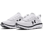 Under Armour Mens Charged Assert 9 Marble Running Shoe, White(101)/Black, 12 US