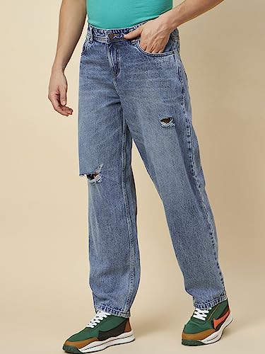 High Star MenS Regular Fit Stretchable Jeans