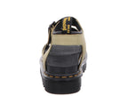 Dr. Martens Women's Blaire Fisherman Sandal, Pale Olive Pisa Leather,
