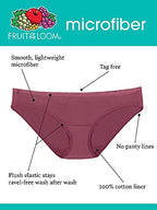 Fruit of the Loom womens Microfiber Panties (Regular & Plus Size) Underwear, Brief - 12 Pack Assorted, 8 US