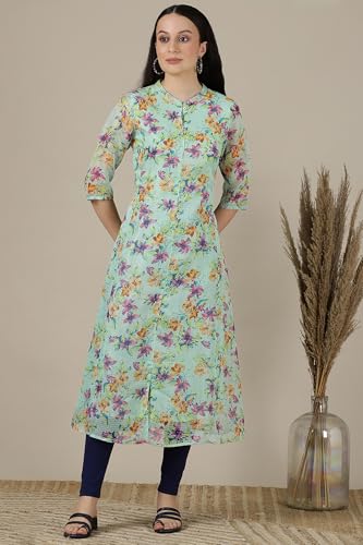 Aurelia Women'S Polyester Regular Fit Kurta
