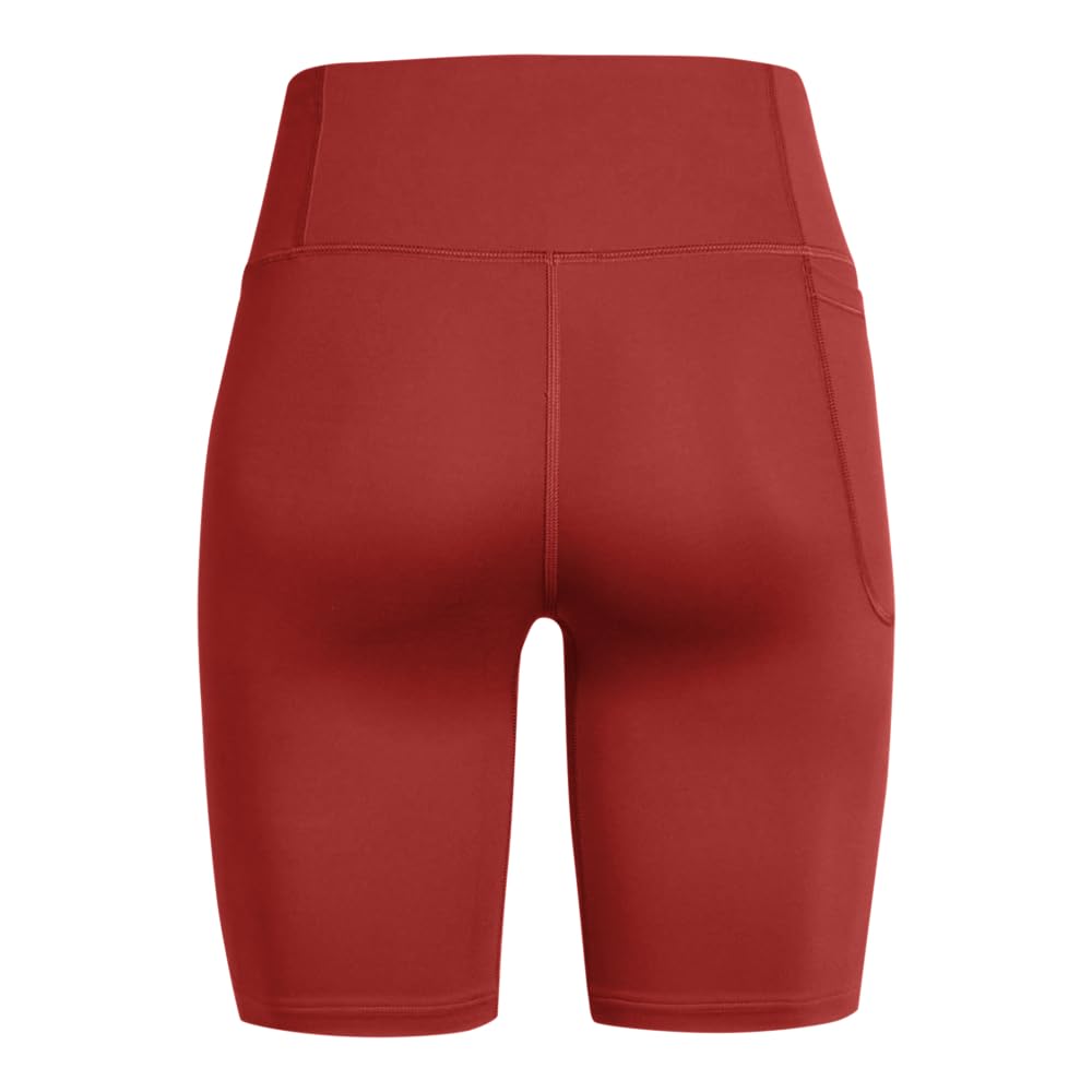 Under Armour Womens Motion Bike Shorts, (840) Earthen Orange / / Black, X-Small