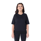 BlissClub Women Everyday Cozy Tee | WillowSoft Fabric | Raglan Sleeves | Ribbed Neck | Ribbed Sleeves | 3 Pockets | T-Shirt for 