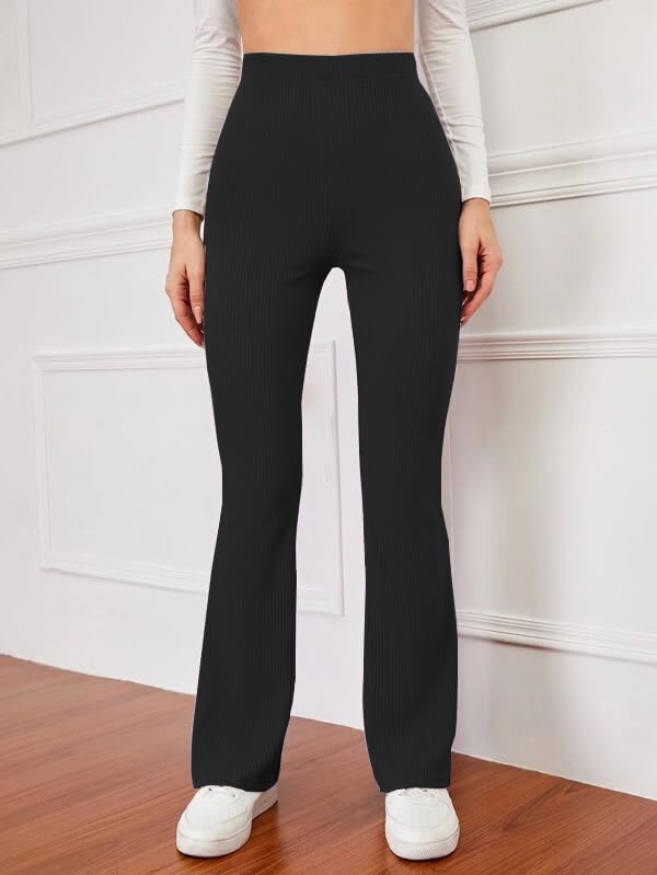 OM SAI LATEST CREATION Womens Western Ribbed Stretchable Trousers for Women || Casual Wear Jogging Wear || Sweatpants || Lightw