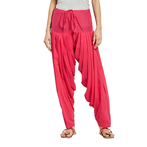 Fabindia Women Mull Patiala Cotton_S Pink