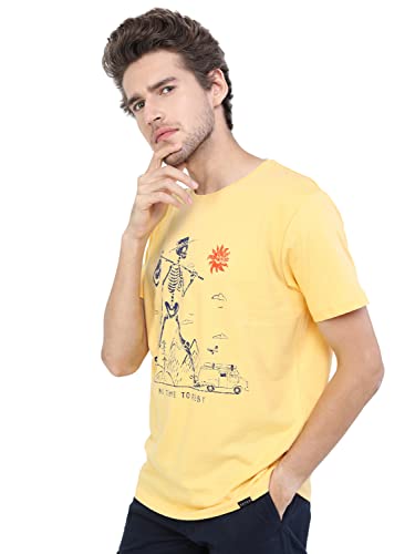 Ketch Mens T-Shirt Light Yellow