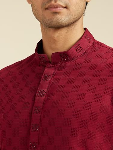 Diwas By Manyavar MenS Cotton Textured Kurta