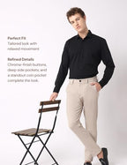 Fyltr MenS Slim Casual Pants (Fylss25Mt-1101_Egyptian Beige