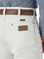 Wrangler mens 0936 Cowboy Cut Slim Fit jeans, White, 27W x 32L US