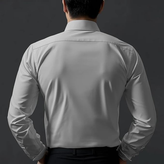 Deelmo Combo Of MenS Stylish Solid Satin Casual Shirt For Men Full Sleeves| Poly Satin Silk Shirt Pack Of 2