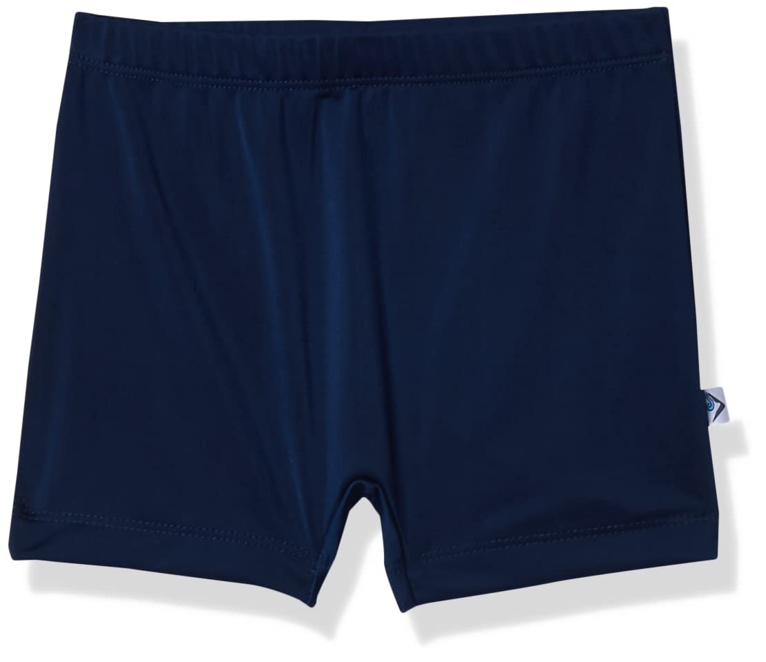 Kanu Surf Girls' Swimming Bottom UPF 50+Boy Short, Navy, 10