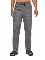 Xyxx MenS Super Combed Cotton Checkered Checkmate Pyjamas [Pack Of 3] Elasticated Waist, Drawstring | Loungewear For Men In Gre