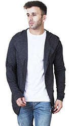 Veirdo Men's Cotton Hooded Neck Cardigan