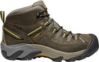 KEEN Men's Targhee 2 Mid Height Waterproof Hiking Boots, Black Olive/Yellow, 10