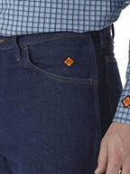 Wrangler Riggs Workwear Mens Fr Relaxed Fit Jeans, Blue, 32W X 38L US