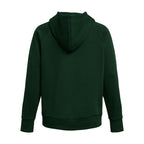 Under Armour Womens Rival Fleece Hoodie, (301) Forest Green / / White, X-Small