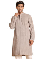 Jompers Mens Embroidered & Sequins Straight Kurta