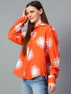 KOTTY Womens Oversized Cotton Blend Shirt(Multicolor,S)