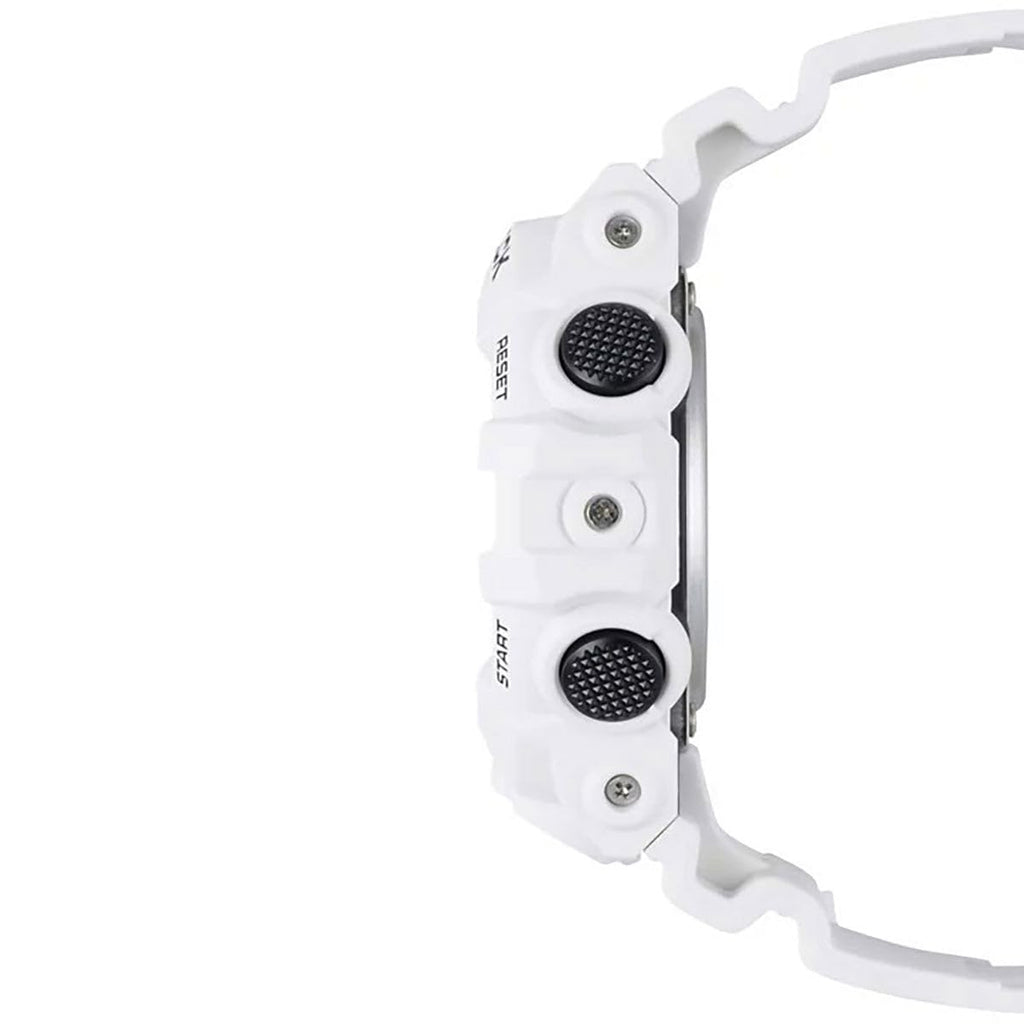 Casio Men's 'G Shock' Quartz Resin Casual Watch, Color:White (Model: GA-700-7ACR)