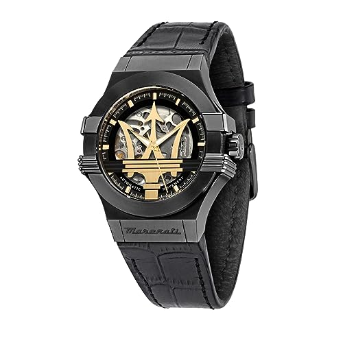 Maserati Potenza Skeleton Dial Automatic R8821108036 100M Men's Watch