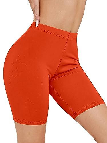 KYDA Womens Anti Bacterial Cycling Shorts, Under Skirt Biker Shorts, High Waist Stretchable Yoga Shorts & Gym Workout Skin Fit