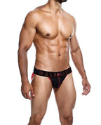 MB NEON JOCK RED MEDIUM