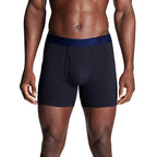 Under Armour Performance Cotton Boxer - Solid 6in 3-Pack, Midnight Navy - Core, MD