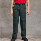Dickies Boy's Little Flex Waist Flat Front Pants, Hunter Green, 4