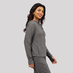 BlissClub AirMeltTM Zippered Jackets | Chic zippered front | Thumbhole detailing | Weightless fabrics | Pockets | Cool-to-touch