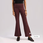 BlissClub Ultimate Flare Pants Lite Regular for Women Upto 54 ft | High Waist Trousers and Formal Pants for Office wear | Comfo